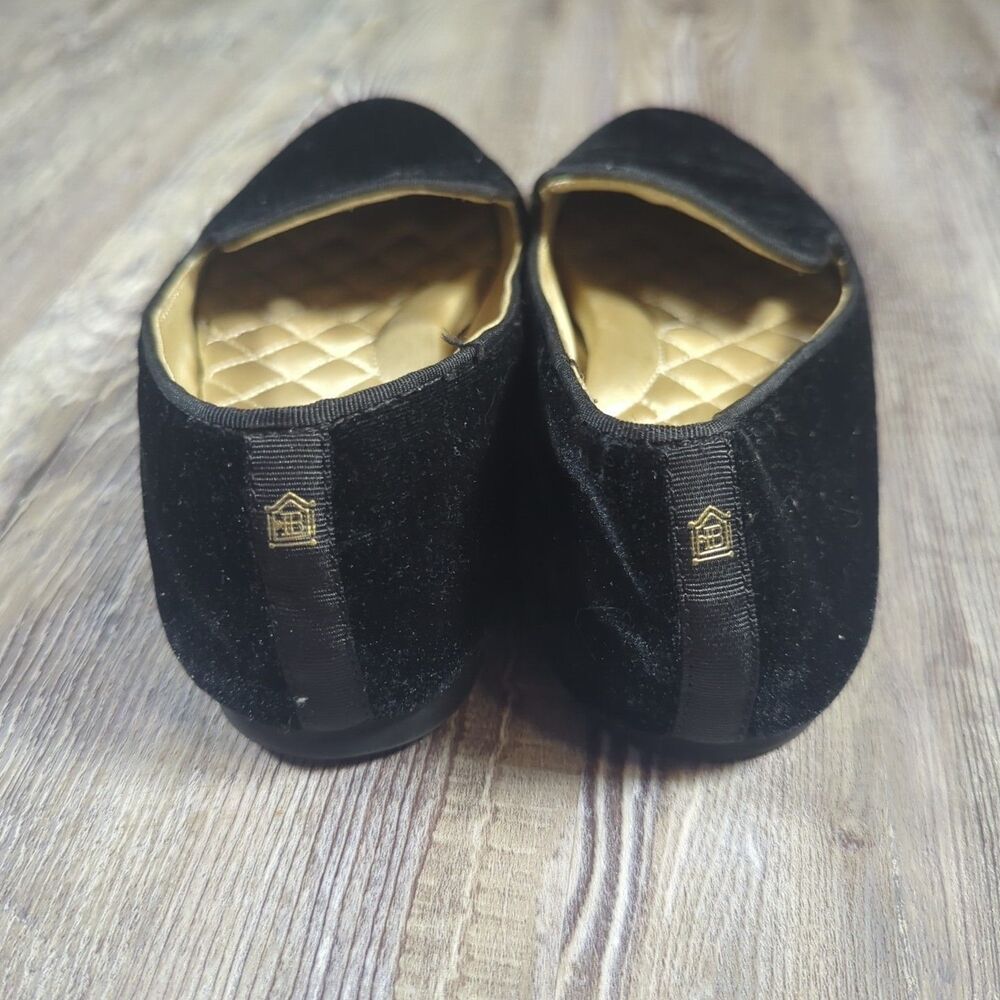 Birdies The Starling Black Velvet Flats Slippers Loafers Slip On Women’s Size 7 - Picture 9 of 14